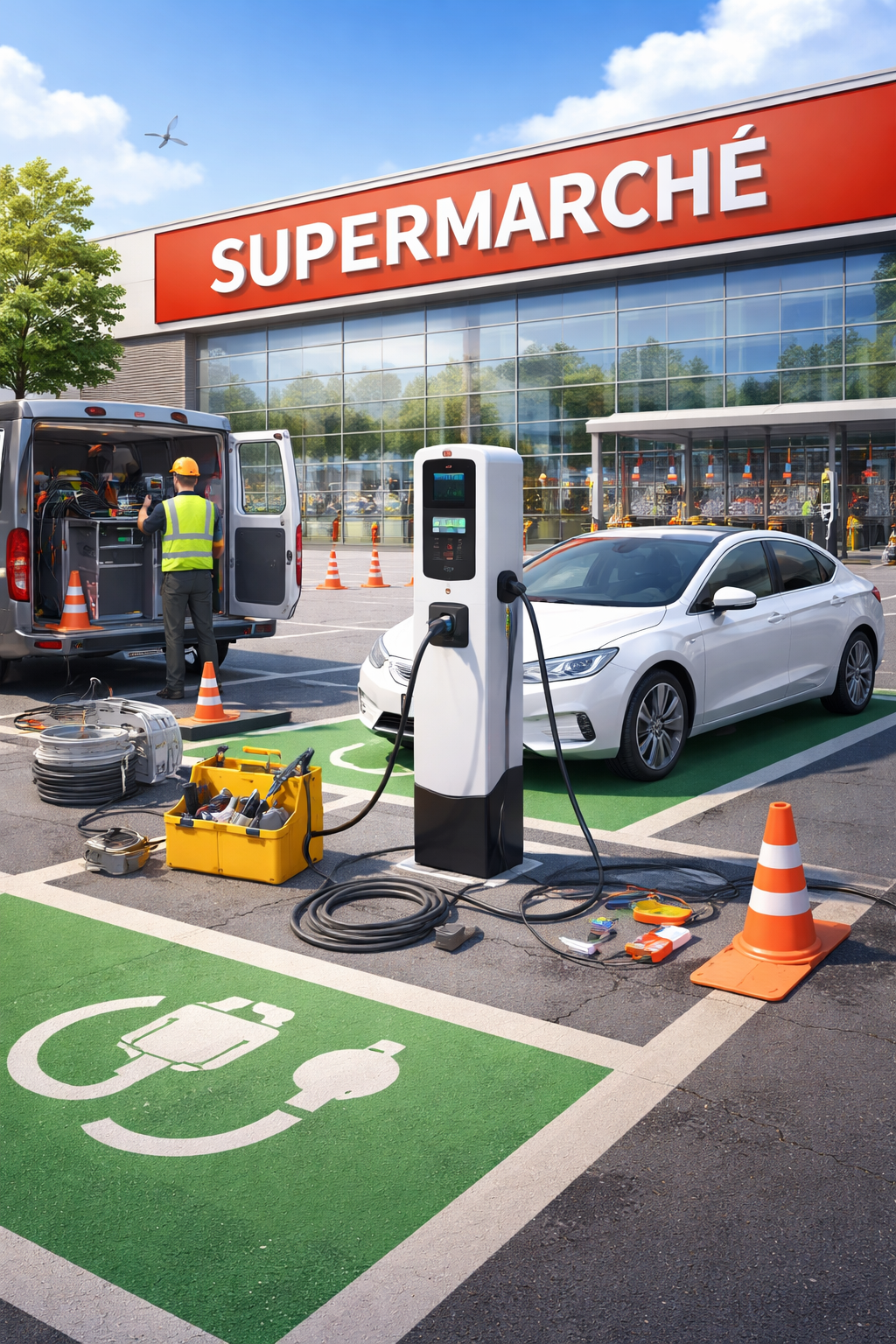 Bornes électriques à Hyères — SJW TP
